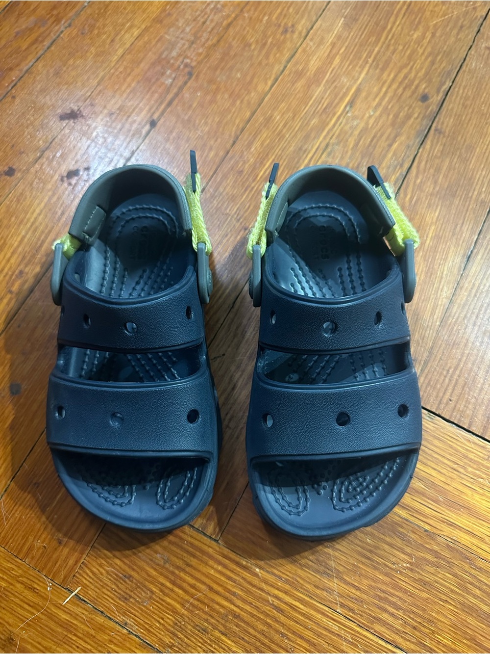 Crocs Classic All Terrain Kids Boys Size C11 Navy Blue Waterproof Sandals